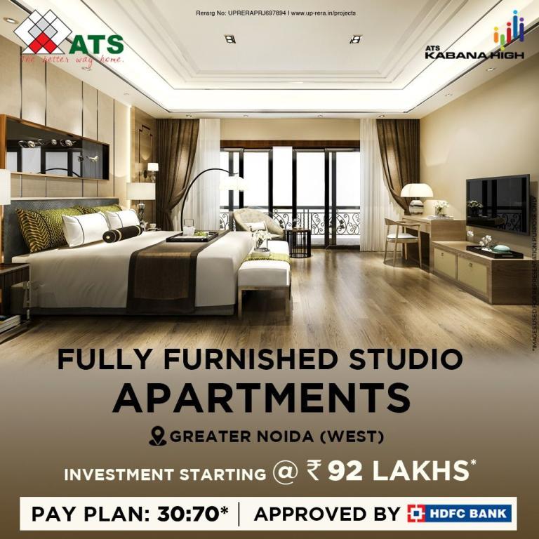 1 bhk in Studio Apartment  in ATS Kabana High- in Greater Noida West (Noida Extension)