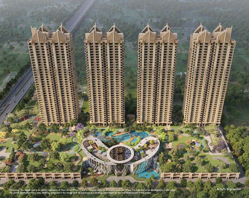 4 BHK in Gaur Alaris – Luxury Apartments 3 BHK  at Sector 22D, Yamuna Expressway